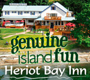 Heriot Bay Inn - pub, marina, RV park Quadra Island BC