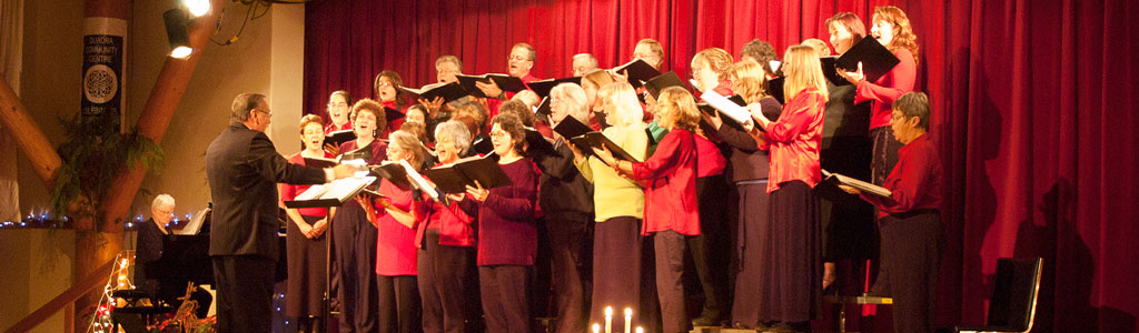 Quadra Singers Christmas Concert, Quadra Island Community Centre, Quadra Island, BC