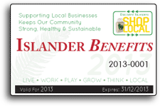 Islander Benefits shop local